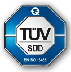 TUV Sud ISO 13485 Certification